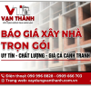 Báo Giá Xây Nhà Trọn Gói