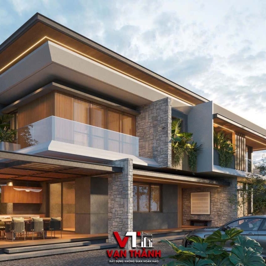 Biệt Thự Sân Vườn Hiện Đại 