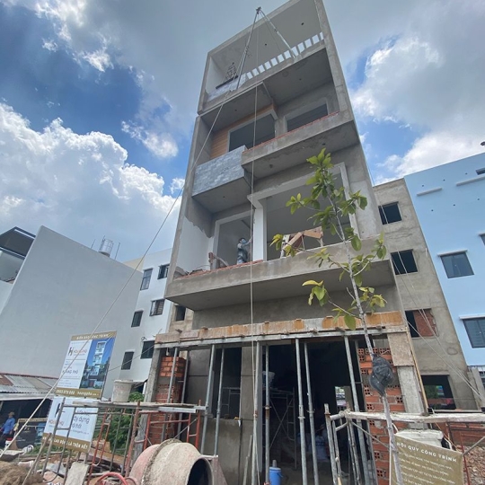 Thi Công Phần Thô Biệt Thự Phố 