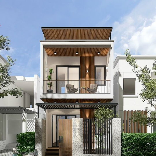 Thiết Kế Nhà Phố 2 Tầng Bình Dương
