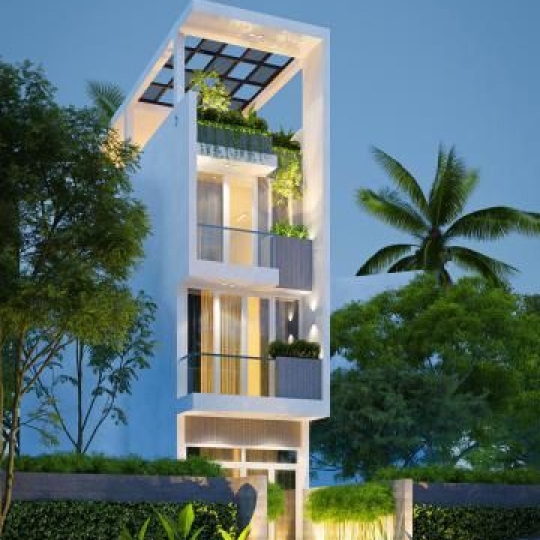 Thiết Kế Nhà Phố 3 Tầng Hiện Đại Dĩ An Bình Dương