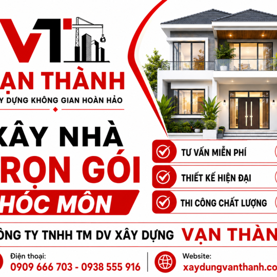 Xây Nhà Trọn Gói Hóc Môn