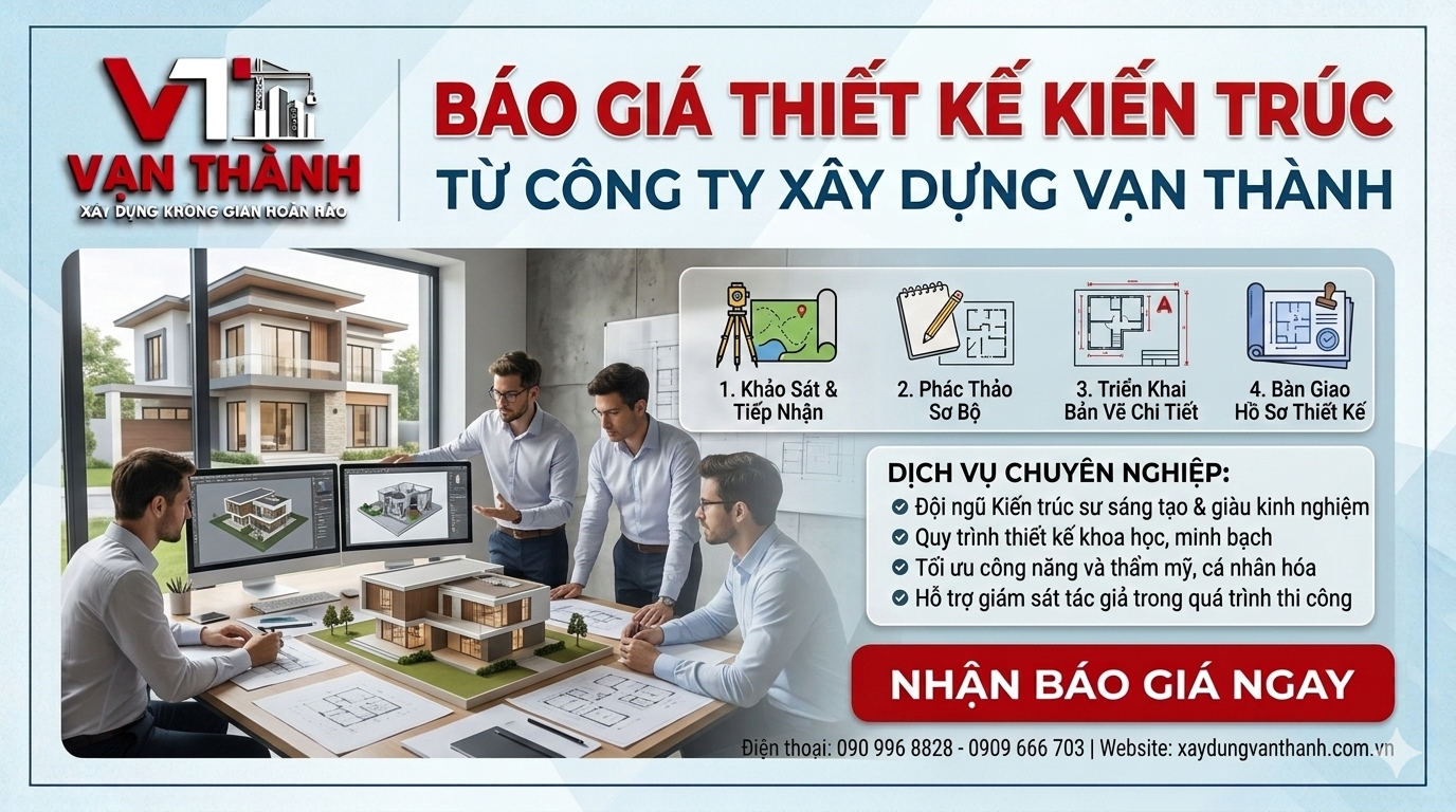 Báo Giá Thiết Kế Kiến Trúc 