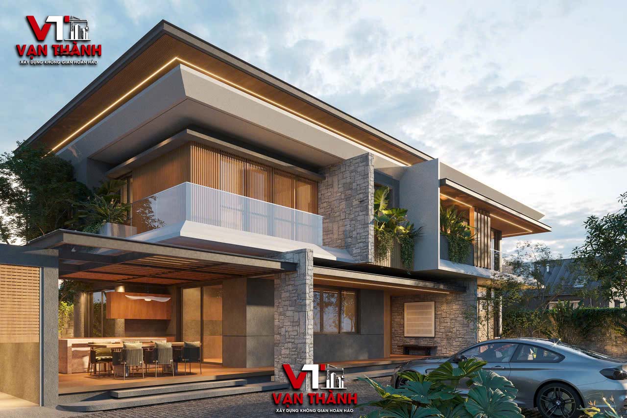 Biệt Thự Sân Vườn Hiện Đại