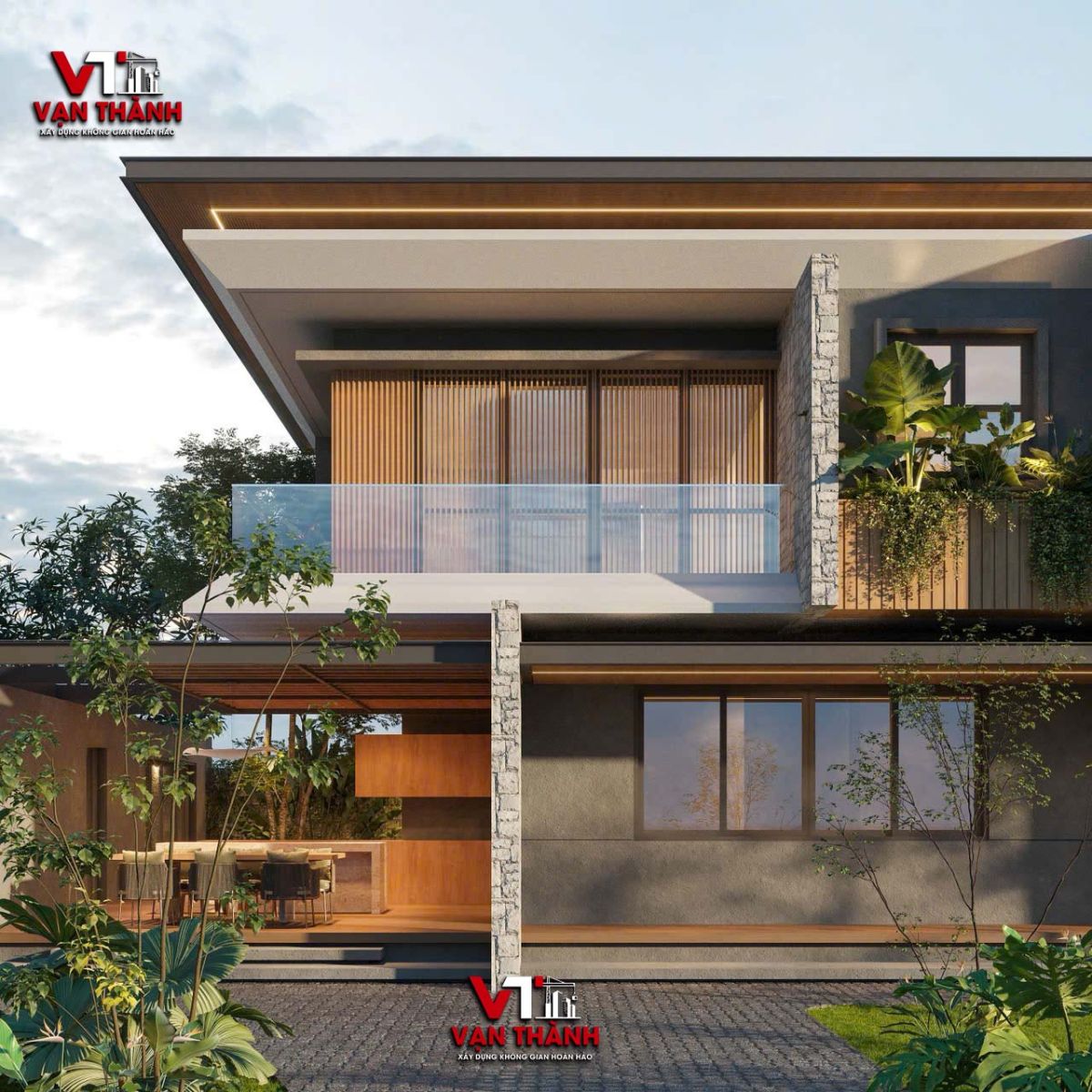 Biệt Thự Sân Vườn Hiện Đại