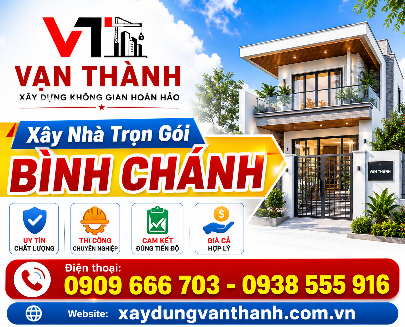Xây Nhà Trọn Gói Bình Chánh