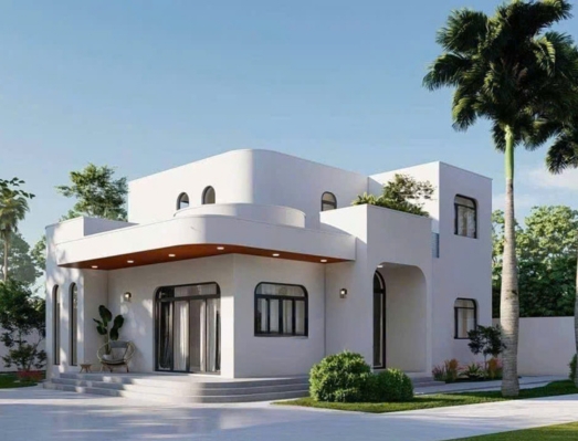 Mẫu biệt thự 1 tầng BT006 – Giao hòa giữa hiện đại và Địa Trung Hải